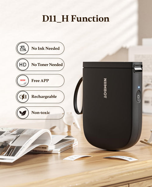 NIIMBOT D11_H - 300DPI Portal Bluetooth Label Printer