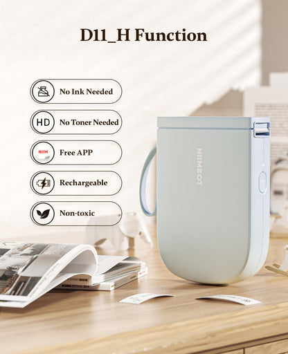 NIIMBOT D11_H - 300DPI Portal Bluetooth Label Printer