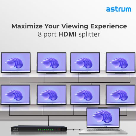 Astrum 1 x 8 ports HDMI Splitter
